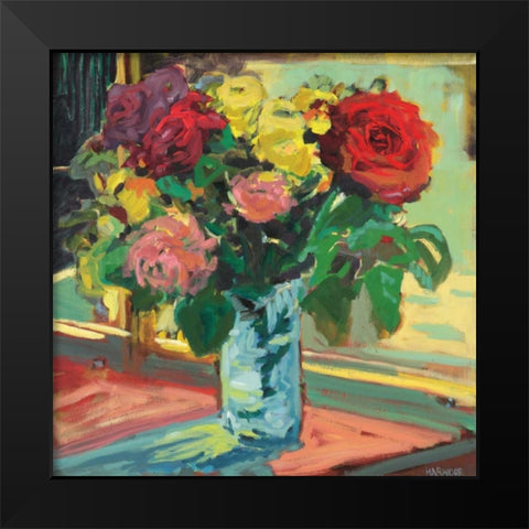 Window Sill II Black Modern Wood Framed Art Print by Harwood, Jennifer
