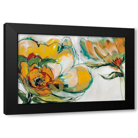 Bloomed III Black Modern Wood Framed Art Print with Double Matting by Fitsimmons, A.