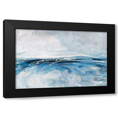 Cloud Pond Black Modern Wood Framed Art Print by Parker, Karen Lorena