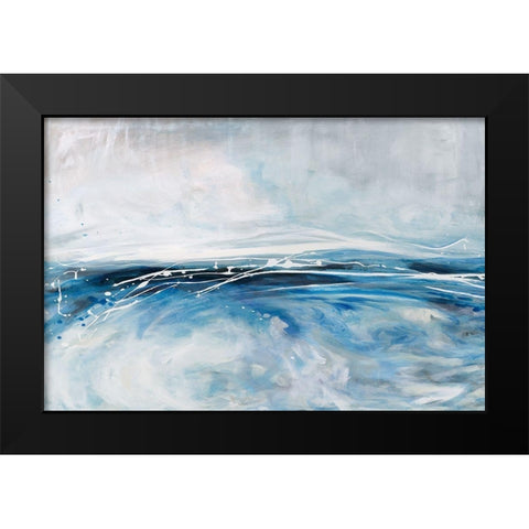 Cloud Pond Black Modern Wood Framed Art Print by Parker, Karen Lorena