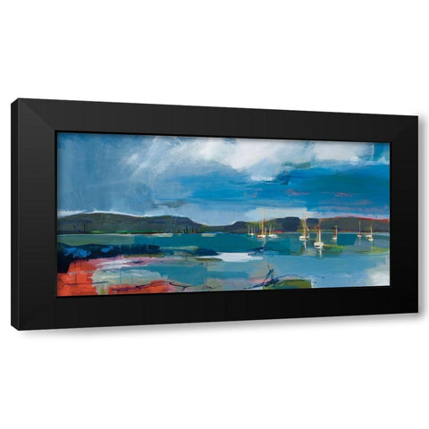 Coastal Display Black Modern Wood Framed Art Print by Fitsimmons, A