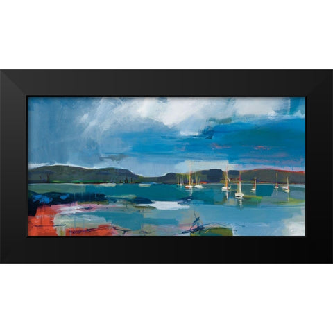 Coastal Display Black Modern Wood Framed Art Print by Fitsimmons, A