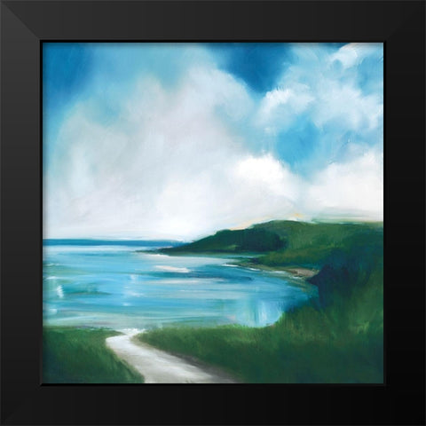 Vista Black Modern Wood Framed Art Print by Parent, Joanne