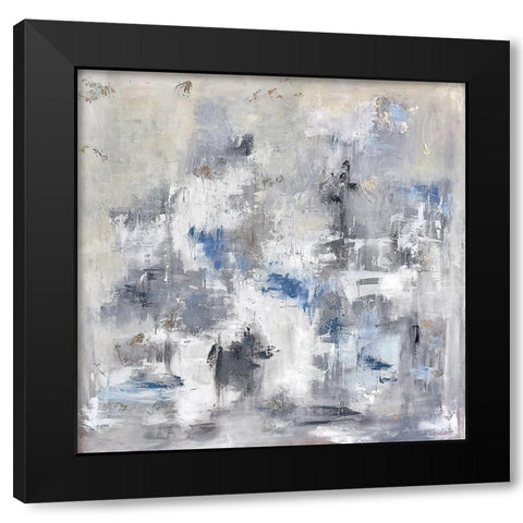 Take A Breath Black Modern Wood Framed Art Print with Double Matting by Bell, Emma