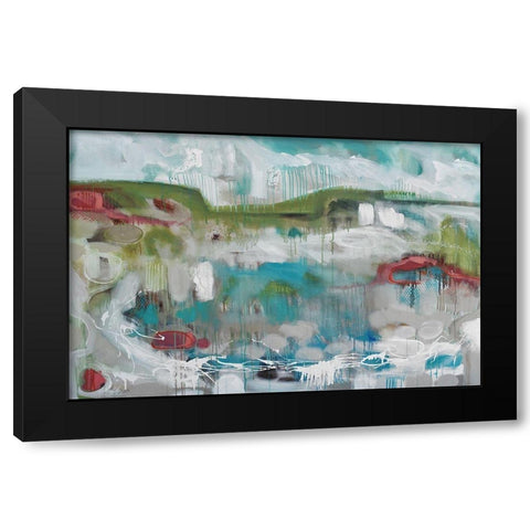 Hidden Treasure Black Modern Wood Framed Art Print with Double Matting by Jones, A.