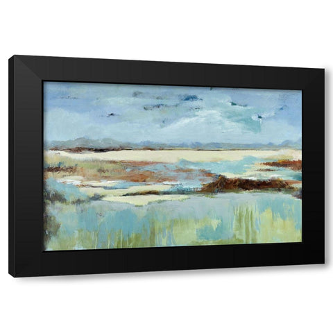 Open Spaces Black Modern Wood Framed Art Print with Double Matting by Buckley, Mary