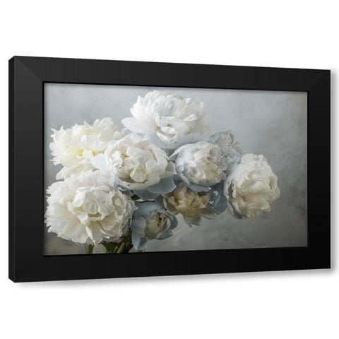 A Gift of Peonies Black Modern Wood Framed Art Print by Frank, Assaf