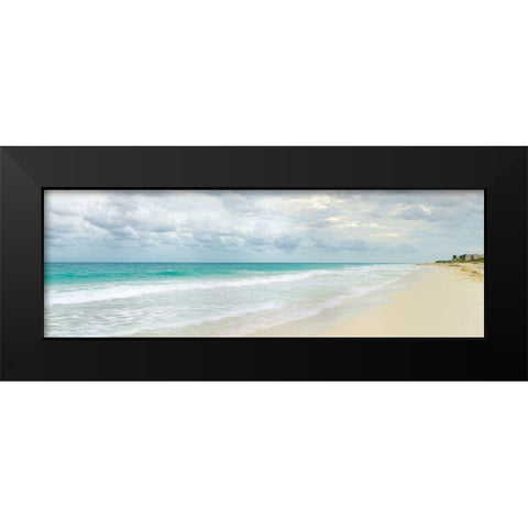 Vacation Time Black Modern Wood Framed Art Print by Frank, Assaf