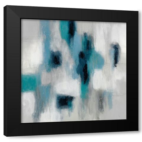 Urban Chic Black Modern Wood Framed Art Print by Vindedzis, Rita