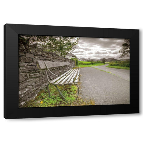 Lake District Black Modern Wood Framed Art Print by Frank, Assaf