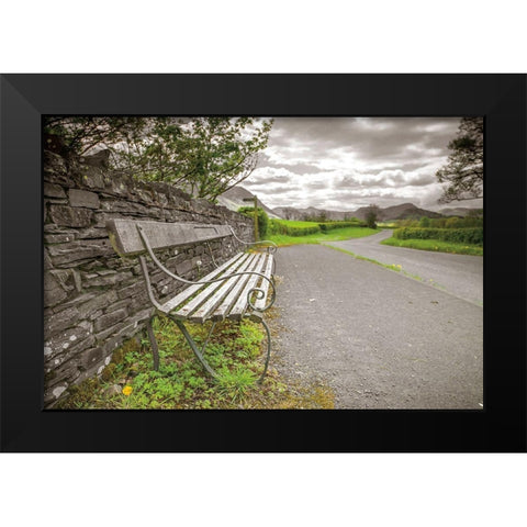 Lake District Black Modern Wood Framed Art Print by Frank, Assaf