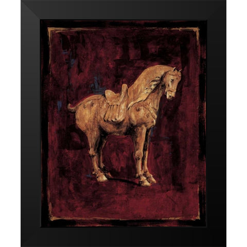 Dynasty No. 1 Black Modern Wood Framed Art Print by Panossian, Paul