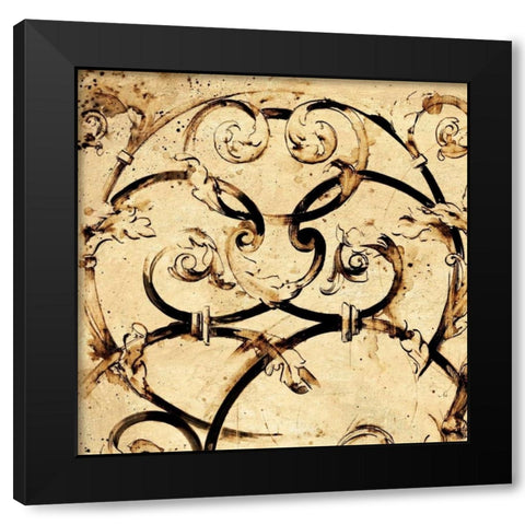 Classical Style-B Black Modern Wood Framed Art Print by Panossian, Paul