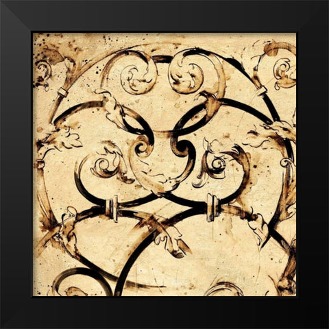Classical Style-B Black Modern Wood Framed Art Print by Panossian, Paul