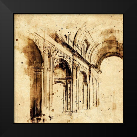 Classical Style-F Black Modern Wood Framed Art Print by Panossian, Paul