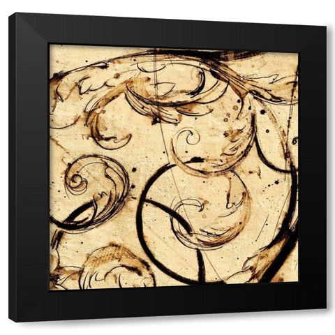 Classical Style-G Black Modern Wood Framed Art Print with Double Matting by Panossian, Paul