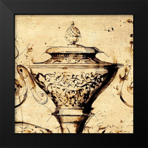 Classical Style-H Black Modern Wood Framed Art Print by Panossian, Paul