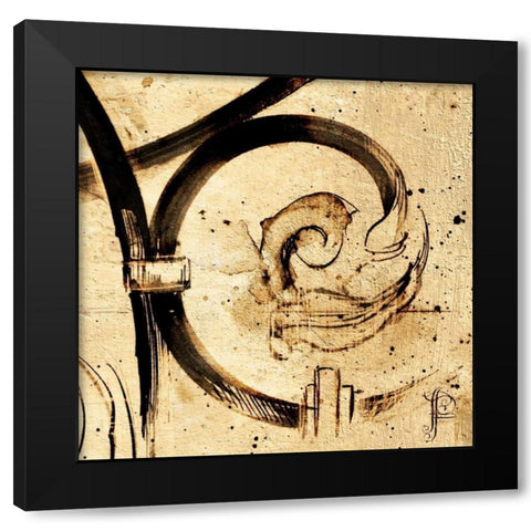 Classical Style-I Black Modern Wood Framed Art Print by Panossian, Paul
