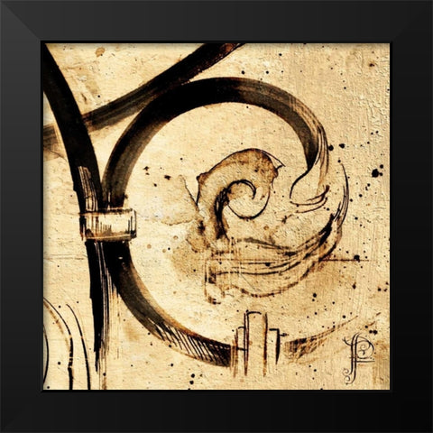 Classical Style-I Black Modern Wood Framed Art Print by Panossian, Paul