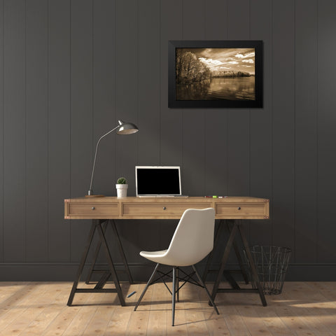 Natures Glory Black Modern Wood Framed Art Print by Szilagyi, Ily