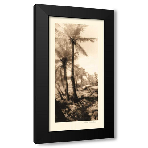 Equatorial Breeze I Black Modern Wood Framed Art Print by Schrack, Thea