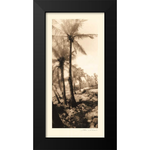 Equatorial Breeze I Black Modern Wood Framed Art Print by Schrack, Thea