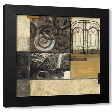 Classical Ruins I Black Modern Wood Framed Art Print with Double Matting by Tunick, Connie