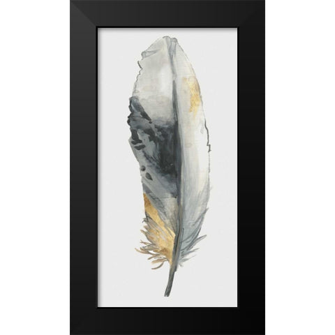 Secret Gold I Black Modern Wood Framed Art Print by Watts, Eva