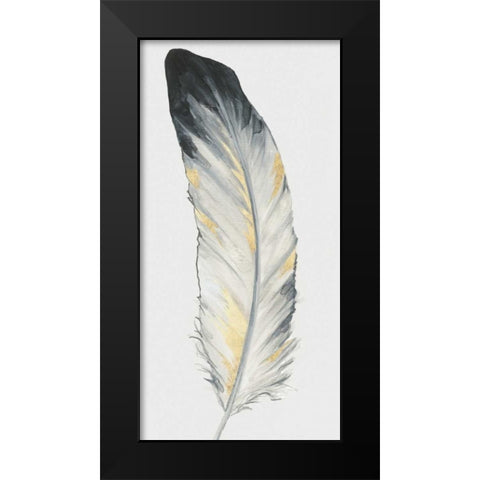Secret Gold IV Black Modern Wood Framed Art Print by Watts, Eva