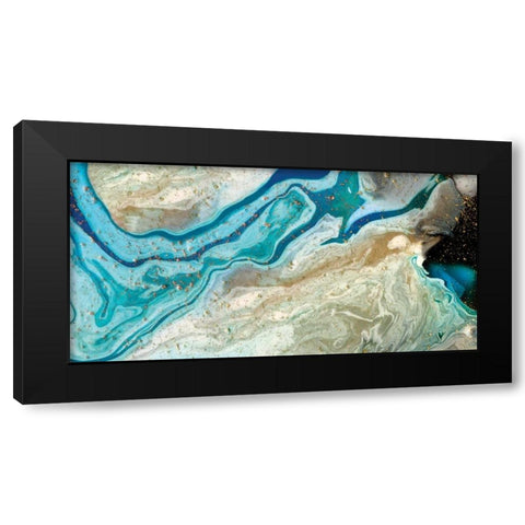 Marble II Black Modern Wood Framed Art Print by Watts, Eva