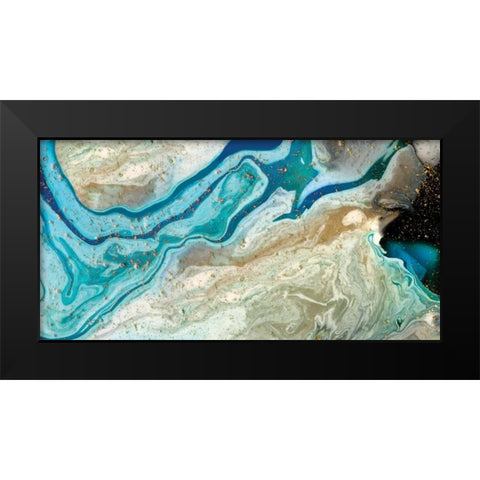 Marble II Black Modern Wood Framed Art Print by Watts, Eva