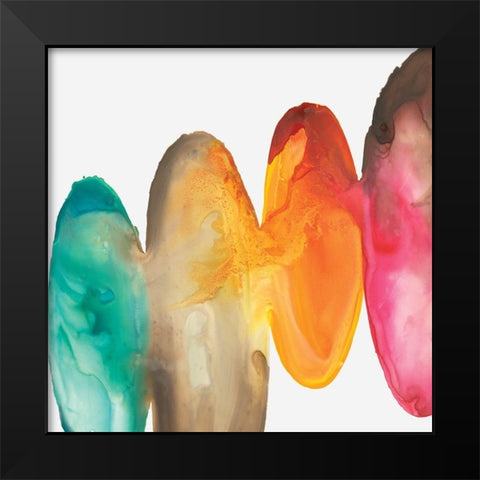 Bound I Black Modern Wood Framed Art Print by Watts, Eva