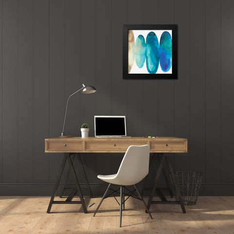 Bound II Black Modern Wood Framed Art Print by Watts, Eva