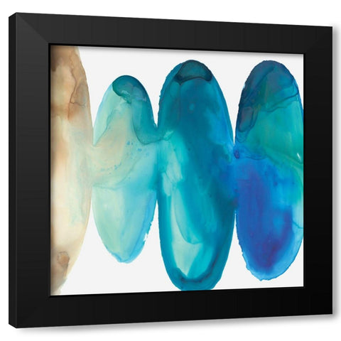 Bound II Black Modern Wood Framed Art Print by Watts, Eva
