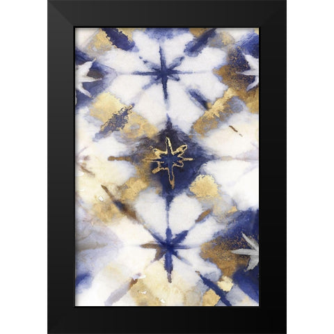 Tye Dye IV Black Modern Wood Framed Art Print by Watts, Eva