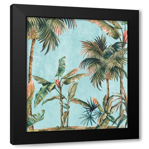 Lavish Black Modern Wood Framed Art Print by Watts, Eva