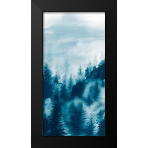 Foggy Dew II Black Modern Wood Framed Art Print by Watts, Eva
