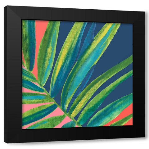Smoldering Haze Black Modern Wood Framed Art Print by Watts, Eva