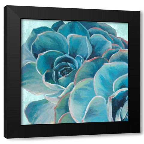Grasping I Black Modern Wood Framed Art Print with Double Matting by Watts, Eva