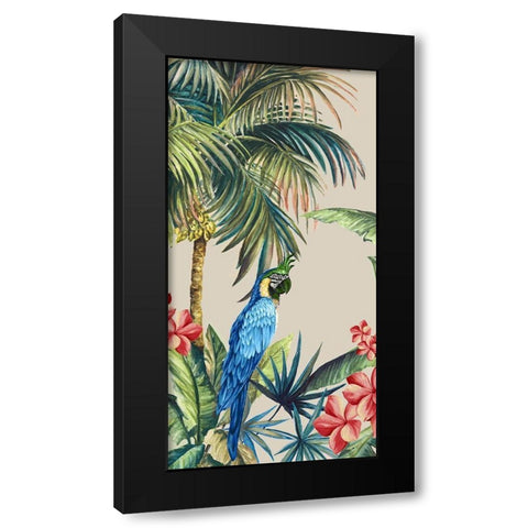 Tropicano II Black Modern Wood Framed Art Print by Watts, Eva