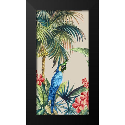 Tropicano II Black Modern Wood Framed Art Print by Watts, Eva