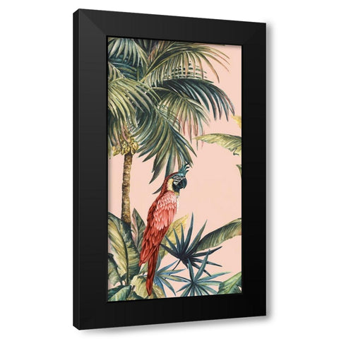 Tropicano II Black Modern Wood Framed Art Print by Watts, Eva