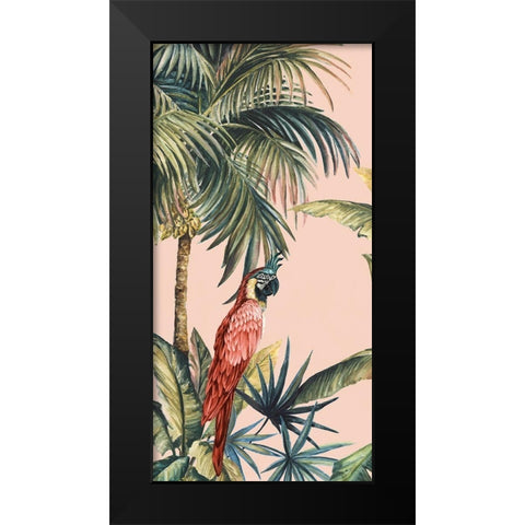 Tropicano II Black Modern Wood Framed Art Print by Watts, Eva