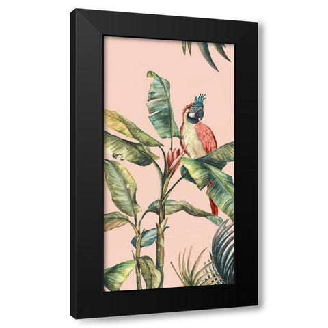 Tropicano II Black Modern Wood Framed Art Print by Watts, Eva