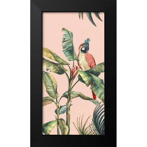 Tropicano II Black Modern Wood Framed Art Print by Watts, Eva