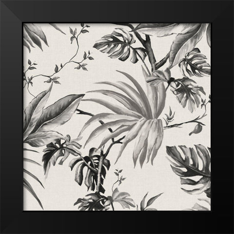 Vintage Palms Tolie I Black Modern Wood Framed Art Print by Watts, Eva