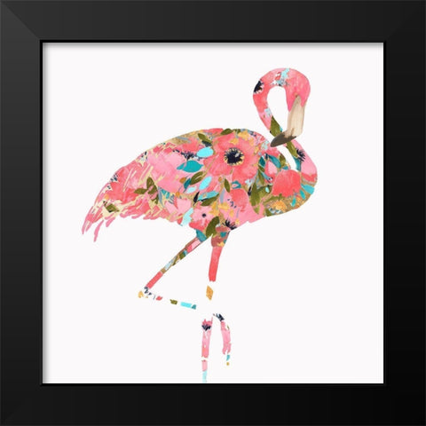 Summer Glow Black Modern Wood Framed Art Print by Watts, Eva