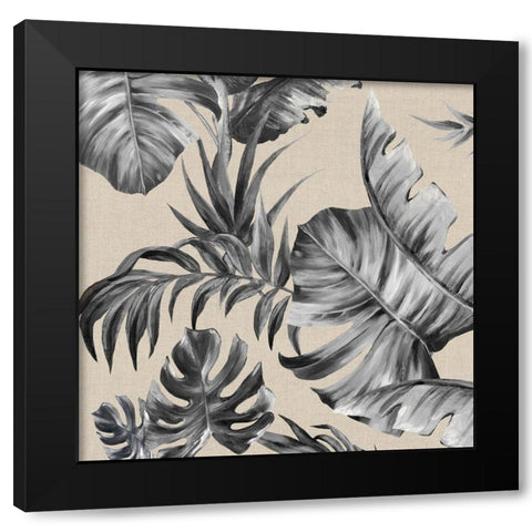 Luscious Palms I Black Modern Wood Framed Art Print by Watts, Eva