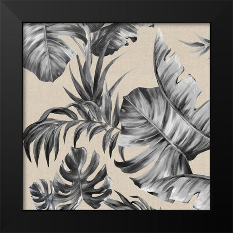 Luscious Palms I Black Modern Wood Framed Art Print by Watts, Eva