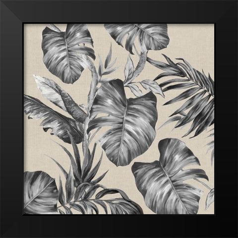 Luscious Palms II Black Modern Wood Framed Art Print by Watts, Eva